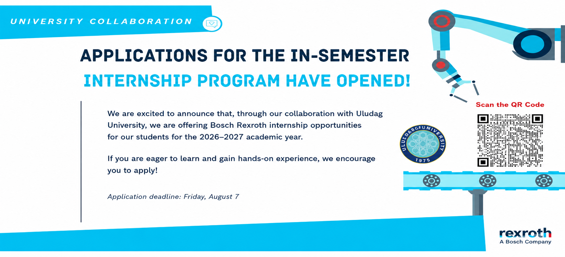 Bosch Rexroth In-Term Internship Program
